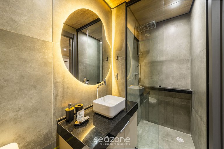 Estudio Vista Mar Lateral c/ Varanda NWT0701