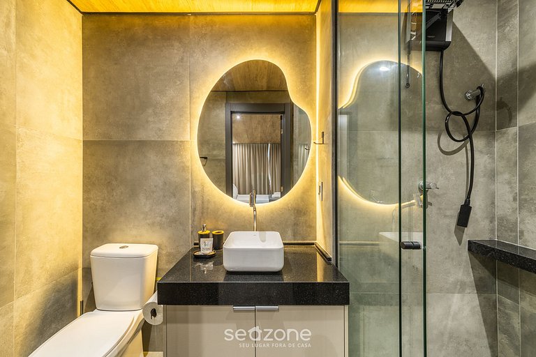 Estudio Vista Mar Lateral c/ Varanda NWT0701