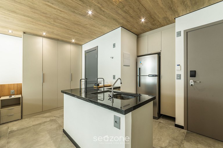 Estudio Vista Mar Lateral c/ Varanda NWT0701