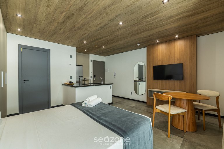 Estudio Vista Mar Lateral c/ Varanda NWT0701