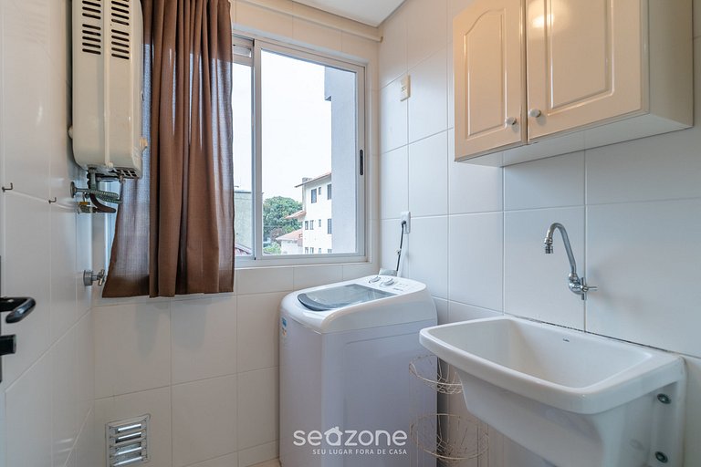 Apto c/ Churrasqueira a 190m da Praia PGA0205