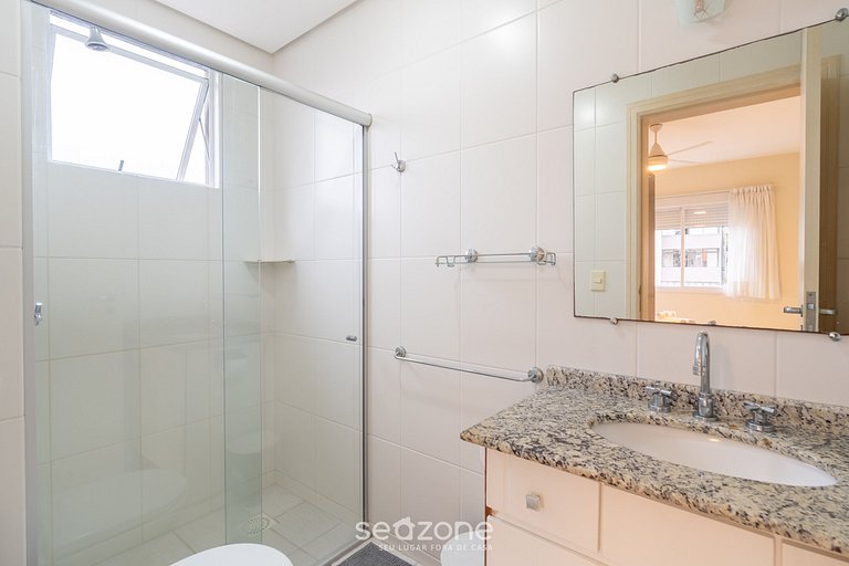 Apto c/ Churrasqueira a 190m da Praia PGA0205