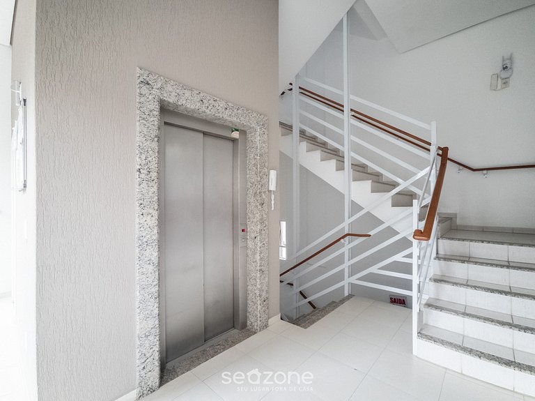 Apto c/ Churrasqueira a 190m da Praia PGA0205