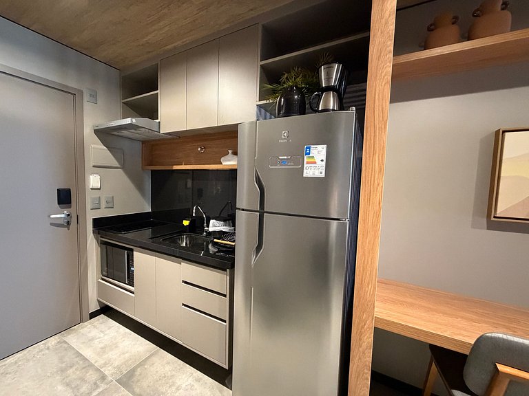 Studio em Maceió c/ varanda e vista mar NWT1315