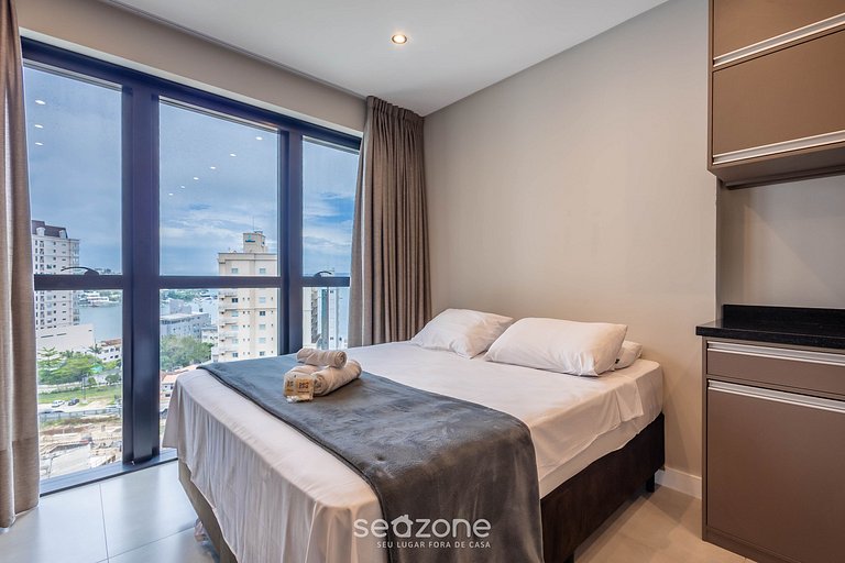 Estudio c/vista al marla playa en Itapema MHFB1004