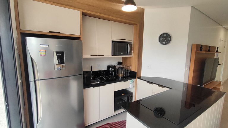 Apto con balcón y parrilla a 500 m del mar RMP0102