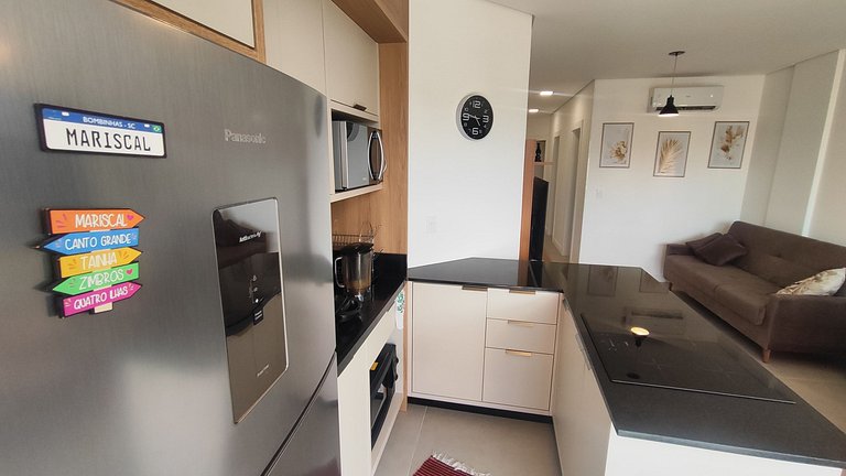 Apto con balcón y parrilla a 500 m del mar RMP0102