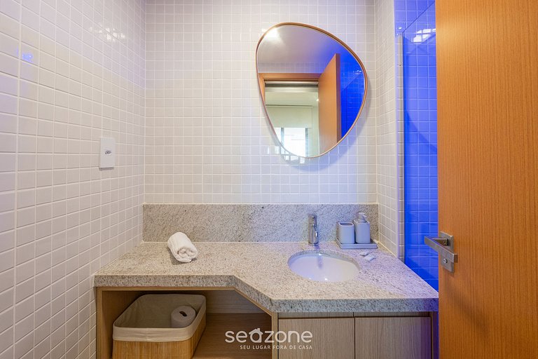 Apto en Cond. c/ Piscina 750 m de la Playa SMT1119