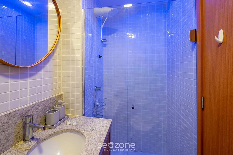 Apto en Cond. c/ Piscina 750 m de la Playa SMT1119