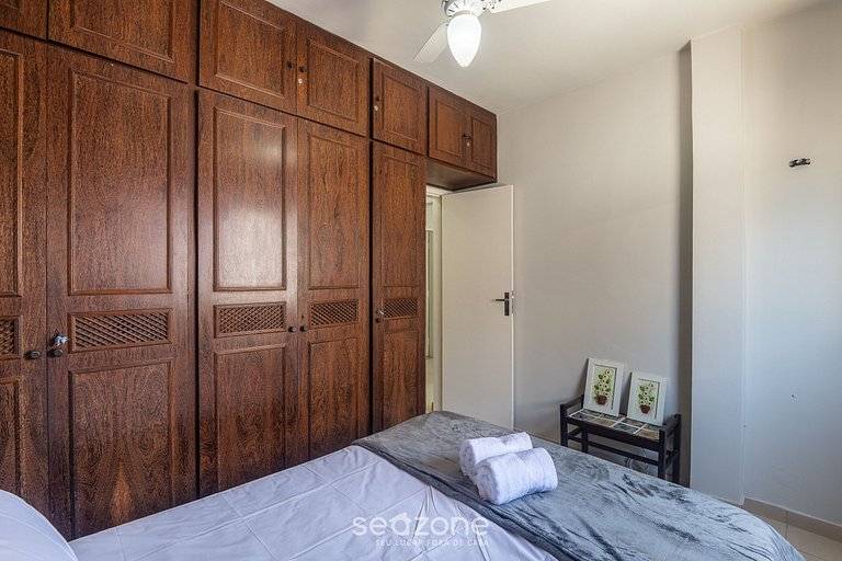 Apto 2 Quartos a 200 m da Praia JSL0902