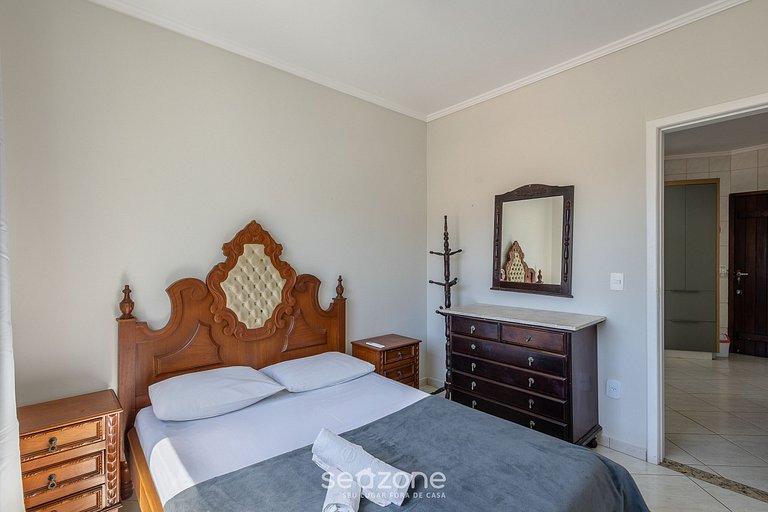 Apto Vista Mar 3Q e Garagem 130m da Praia ROR0002