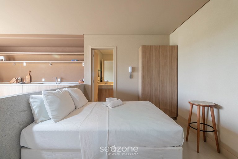 Estúdio em Cond. c/ Piscina e Academia CUO0114