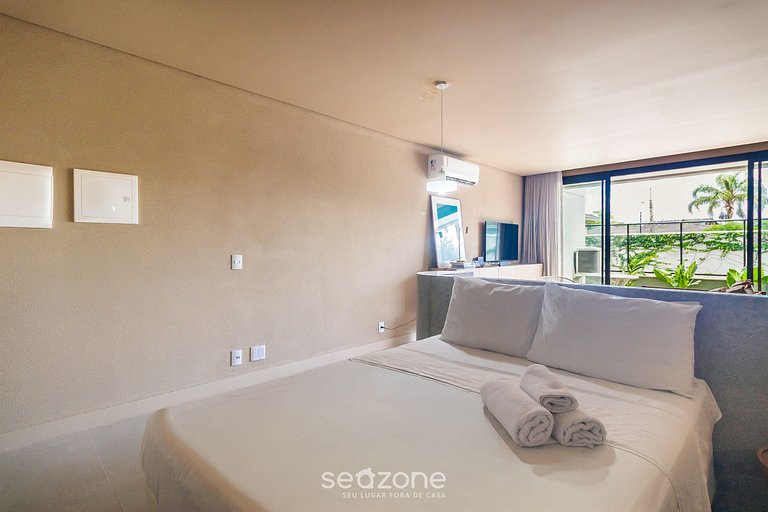 Estúdio em Cond. c/ Piscina e Academia CUO0114