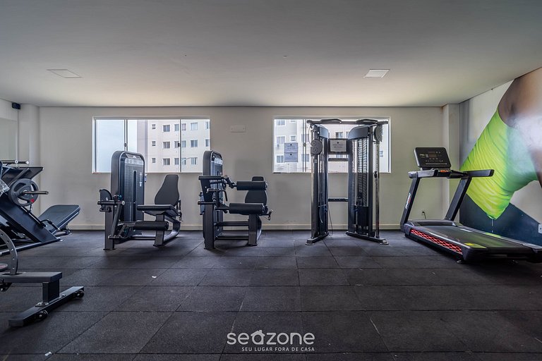 Apto em prédio c/ piscina em João Pessoa - JDS0104