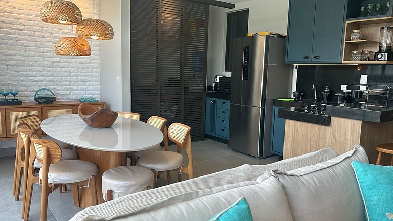 Apto c/ 3 suítes a 350m da Praia em Maraú BBC0101