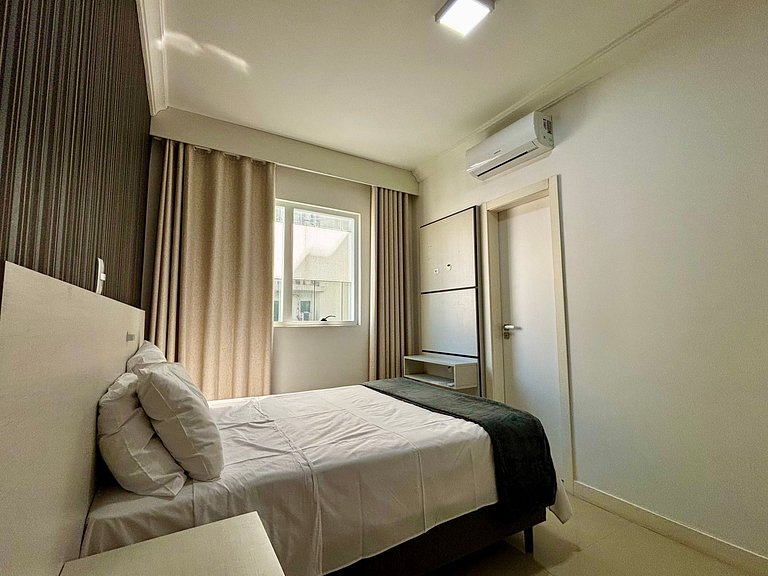 Apto c/ Churrasqueira a 90m da Praia CMF0501