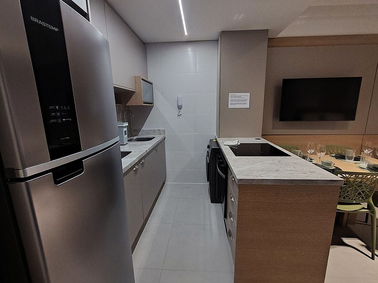 Studio en edif. c/ piscina a 220 m del mar ETB0215