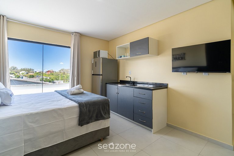 Studio c/ balcón a 10 m del Mar, Campeche AAR0303