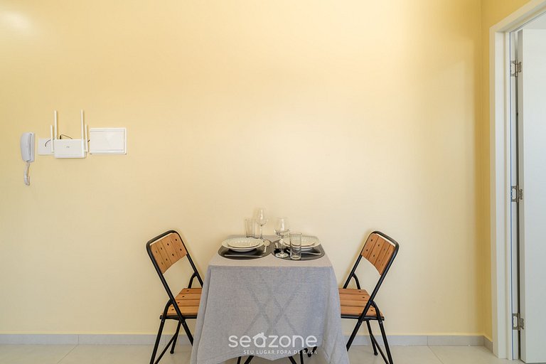 Studio c/ balcón a 10 m del Mar, Campeche AAR0303