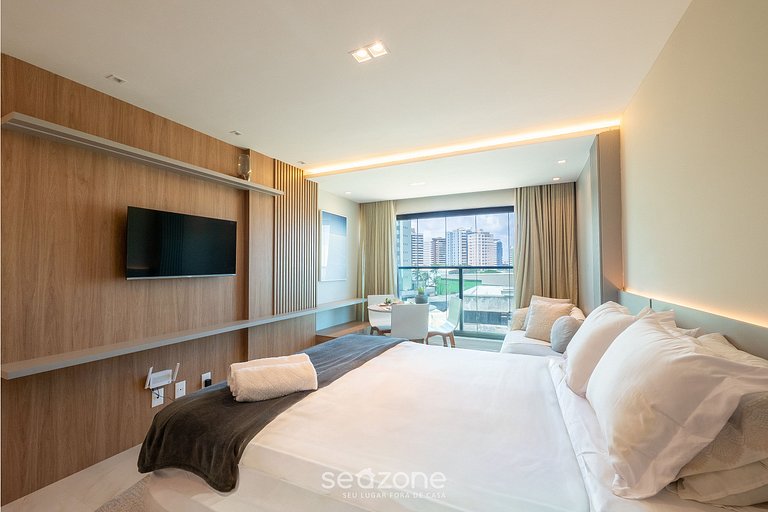 Estudio en Condominio Frente al Mar OPS0337