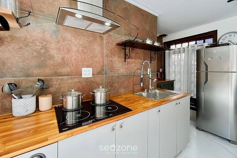 Apto c/ jacuzzi e jardim a 350m da Praia PSN002