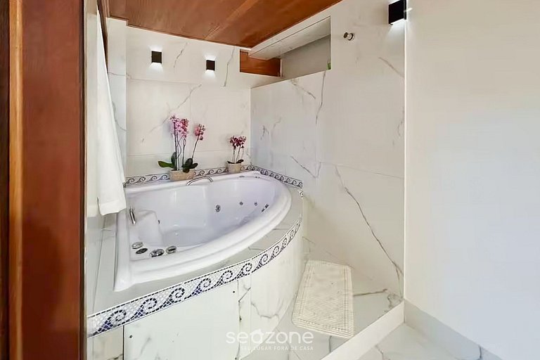 Apto c jacuzzi y jardín, 350 m de la Playa PSN002