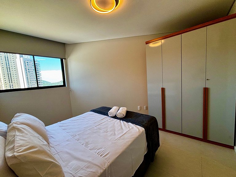 Apto c/ 2D, parrilla y vista mar Itapema LPR1302