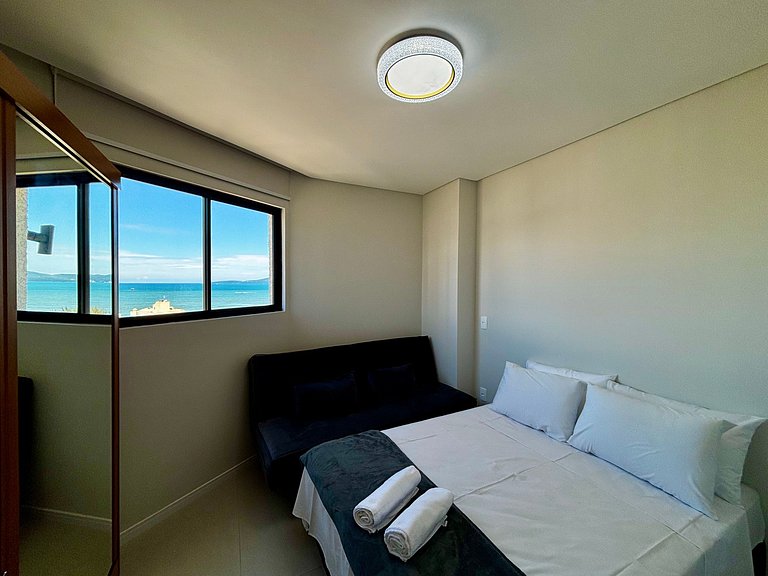 Apto c/ 2Q churrasq. e vista mar, Itapema LPR1302