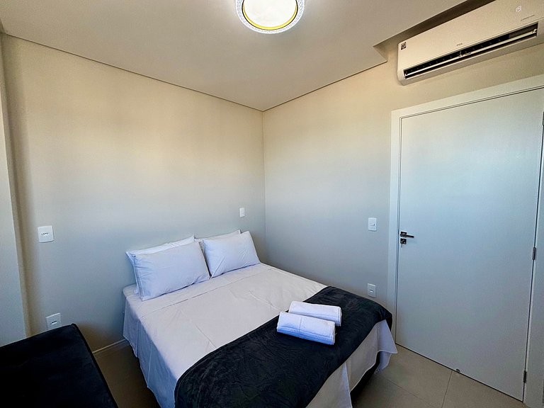 Apto c/ 2Q churrasq. e vista mar, Itapema LPR1302