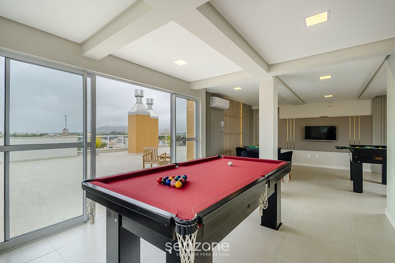 Apartamento c/ Churrasqueira 600m da Praia OBP0305