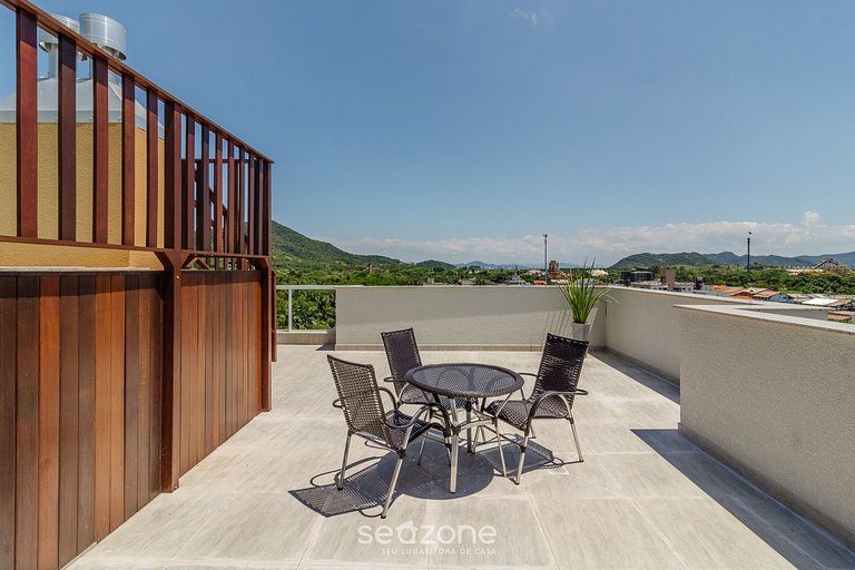 Apartamento c/ Churrasqueira 600m da Praia OBP0305