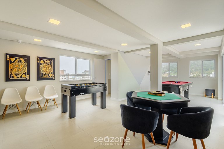 Apartamento c/ Churrasqueira 600m da Praia OBP0305