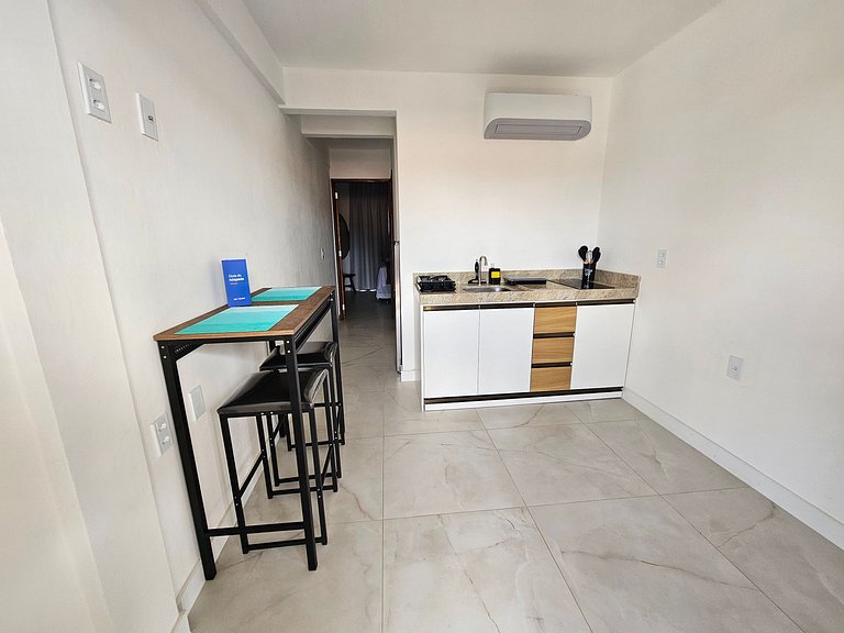 Apto 1 Quarto a 160 m da Praia MCU0202