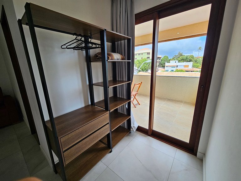 Apto Vista Parcial Mar 160 m da Praia MCU0201