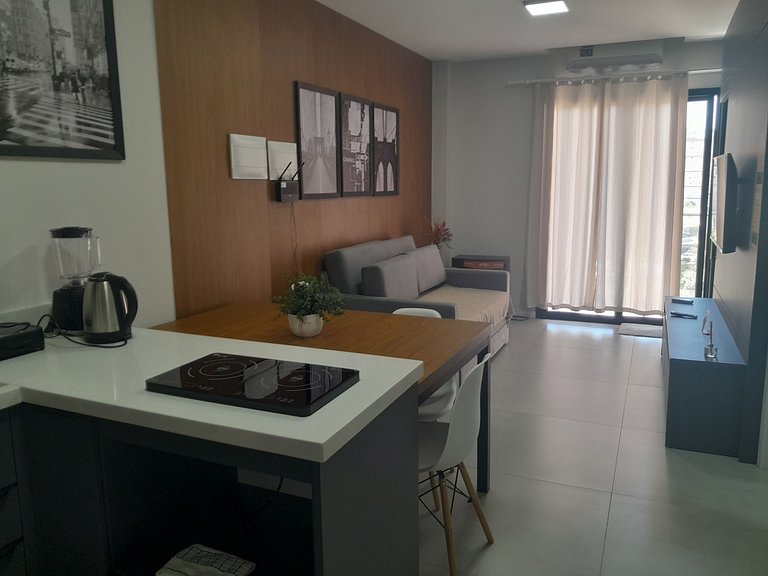 Apto a 220 m de la playa y rooftop pool FFS0607