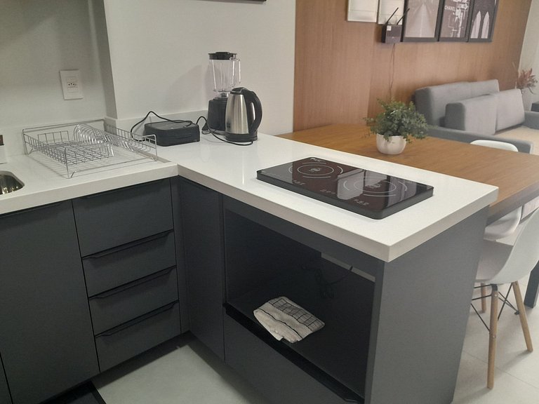 Apto a 220m da Praia e piscina no rooftop FFS0607