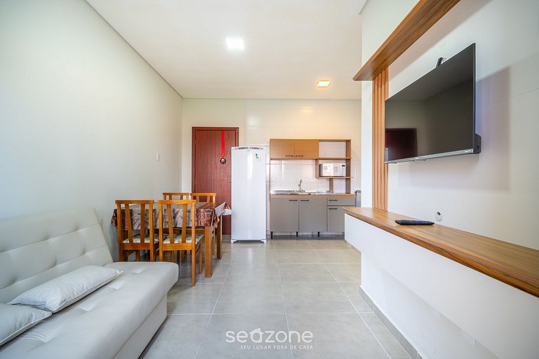 Apto c/ churrasq. e varanda nos Ingleses SJS0009