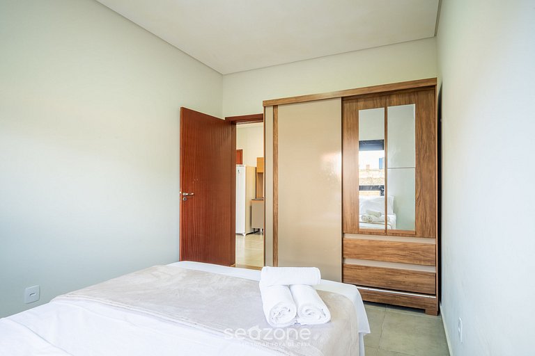 Apto c/ churrasq. e varanda nos Ingleses SJS0009