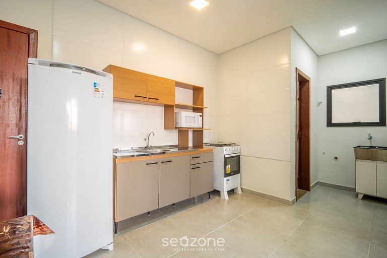 Apto c/ churrasq. e varanda nos Ingleses SJS0009