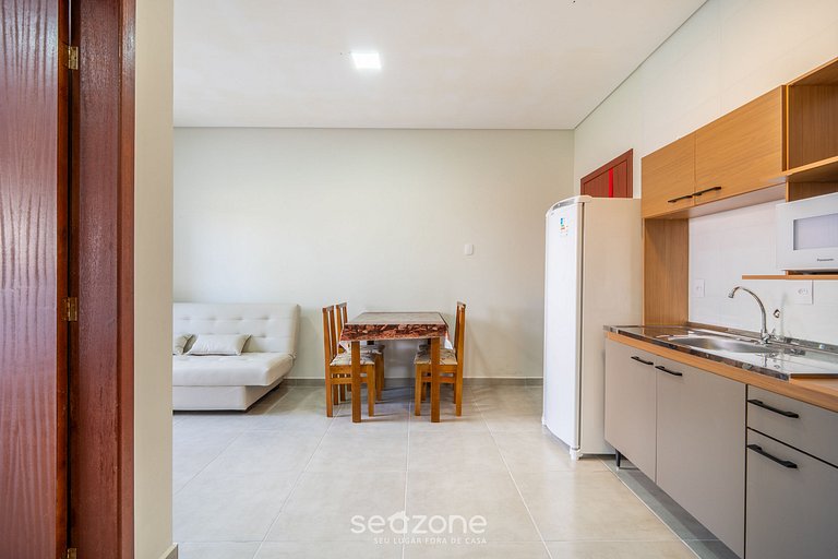 Apto c/ churrasq. e varanda nos Ingleses SJS0009