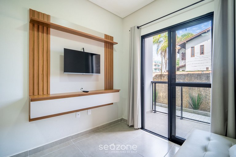 Apto c/ churrasq. e varanda nos Ingleses SJS0009