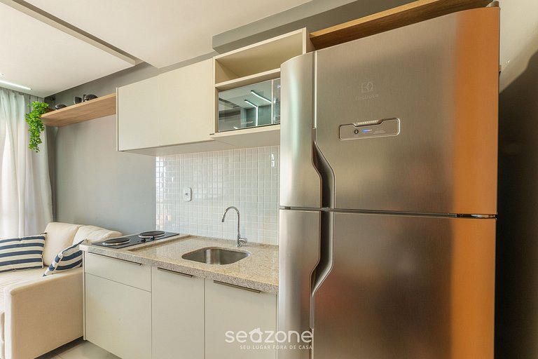 Apto en Cond. c/ Piscina 750 m de la Playa SMT0503