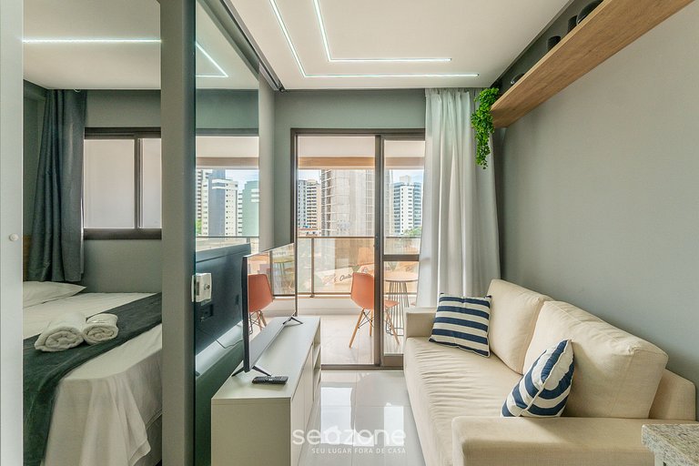 Apto em Cond. c/ Piscina a 750 m da Praia SMT0503