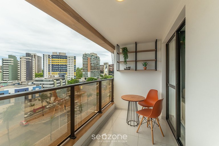 Apto em Cond. c/ Piscina a 750 m da Praia SMT0503