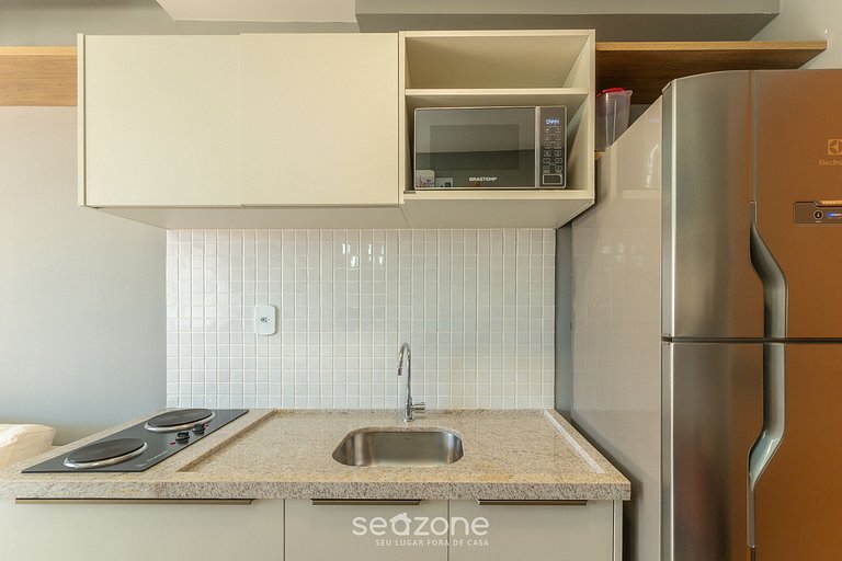 Apto en Cond. c/ Piscina 750 m de la Playa SMT0503