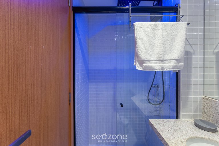 Apto en Cond. c/ Piscina 750 m de la Playa SMT0503