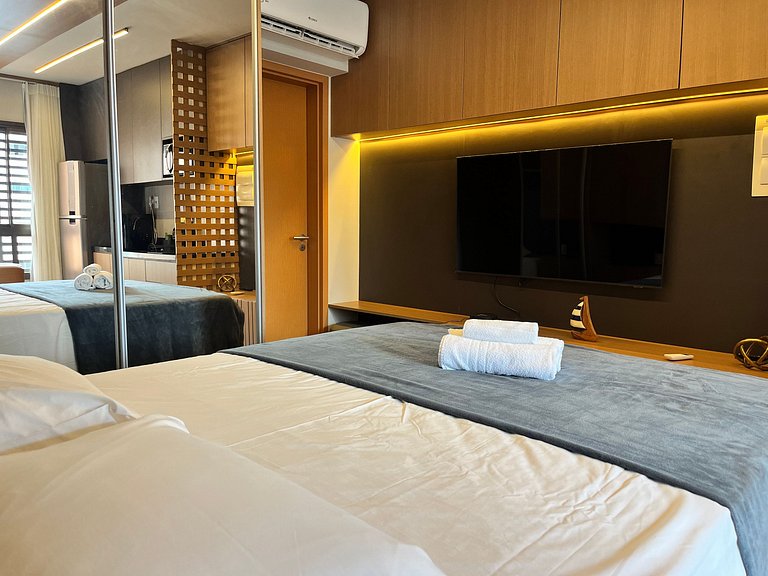 Studio a 750m da Praia na Barra EUB0707