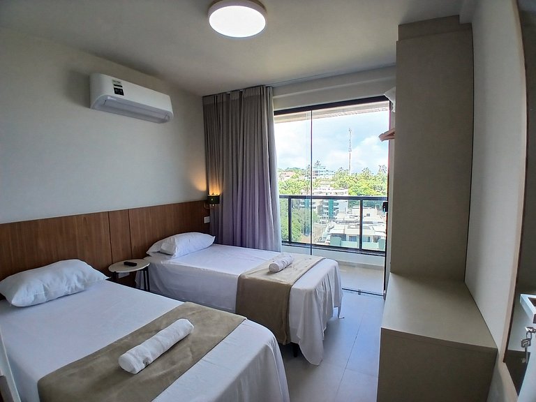 Apto Vista Mar Lateral em Frente a Praia BDT0608