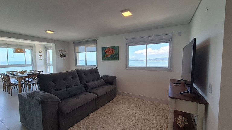 Apt 3Qt c/ Vista mar e churrasq. SHC1601