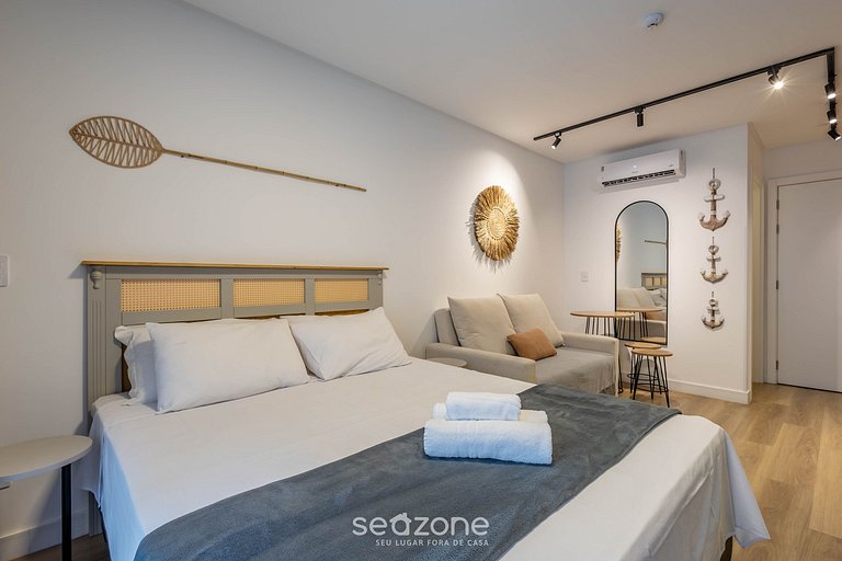 Estudio a 50 metros de la playa en Penha PSO0306